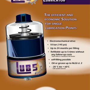 LUB5 Lubricator Filled With High Temperature Oil 120ml