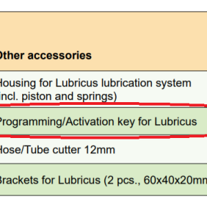 Lubricus Programming/Activation Key